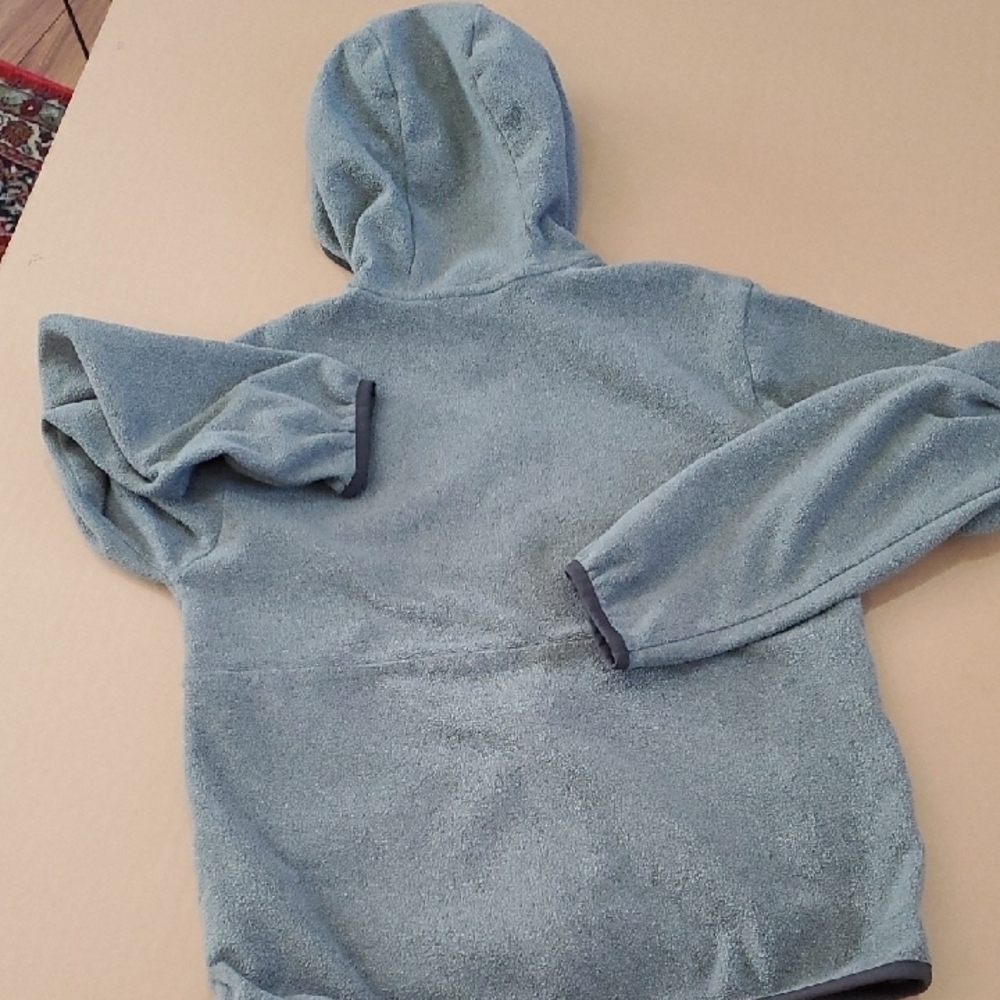 The North Face Teens Charcoal Fleece Hoodie Large Size 12 - Picture 7 of 7